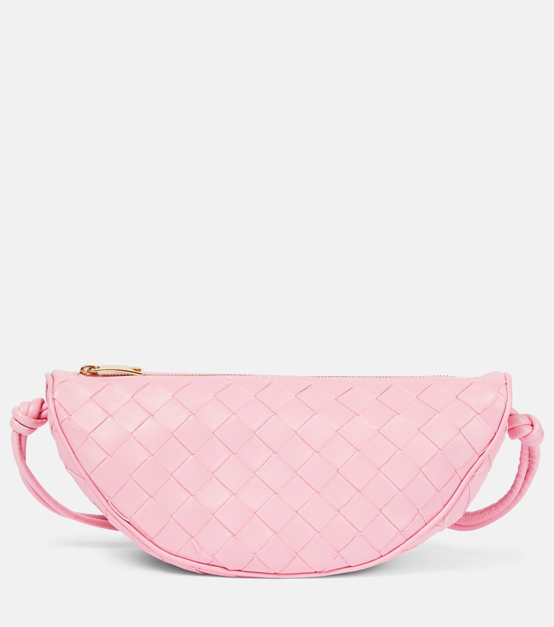 

Сумка на плечо Half Moon из кожи Bottega Veneta, розовый