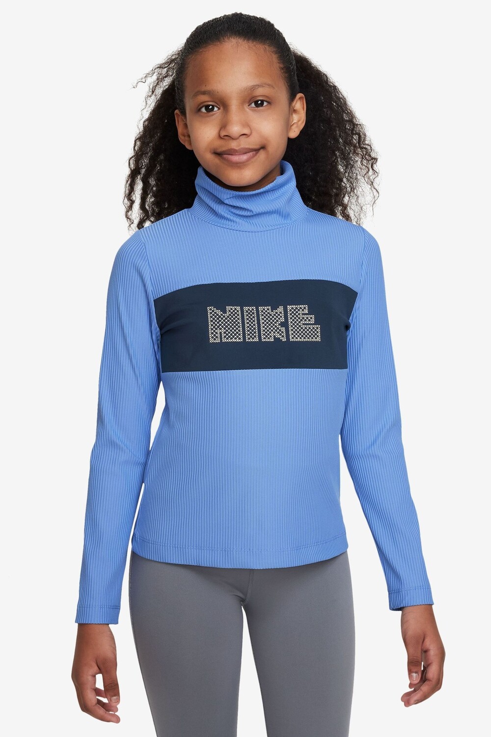 

Базовый слой рубашки-поло Winterscape Dri-FIT Nike, синий