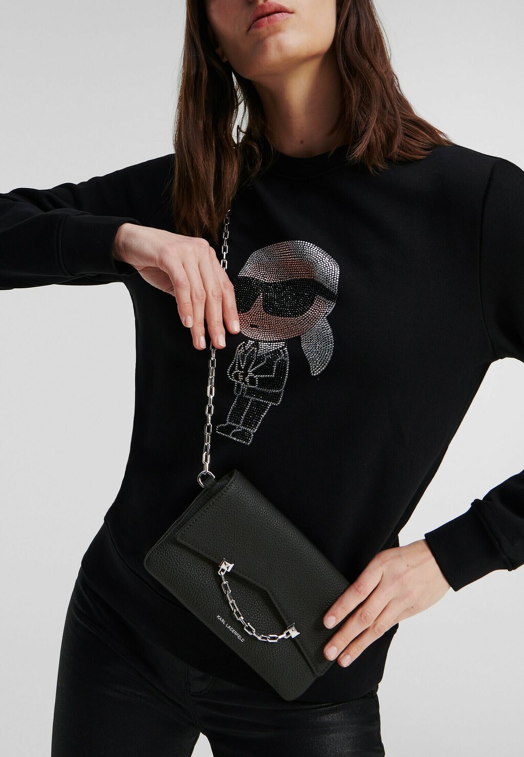 

Сумка через плечо K/SEVEN MINI KARL LAGERFELD, черный