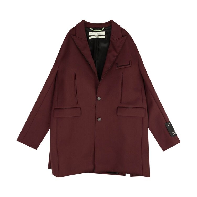 

Куртка Off-White Oversized Blazer 'Maroon', красный