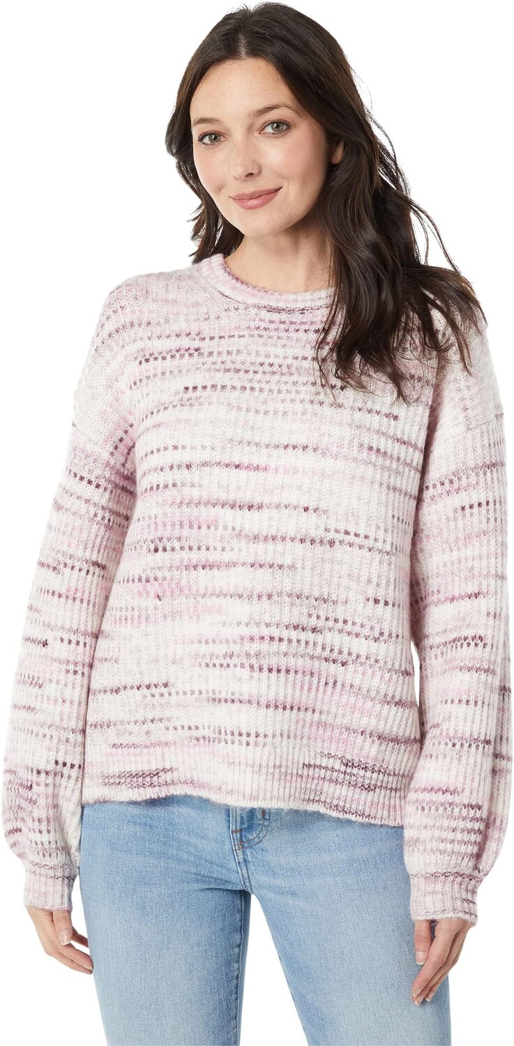 

Объемный фактурный свитер Space Dye Splendid, цвет Black Cherry Multi