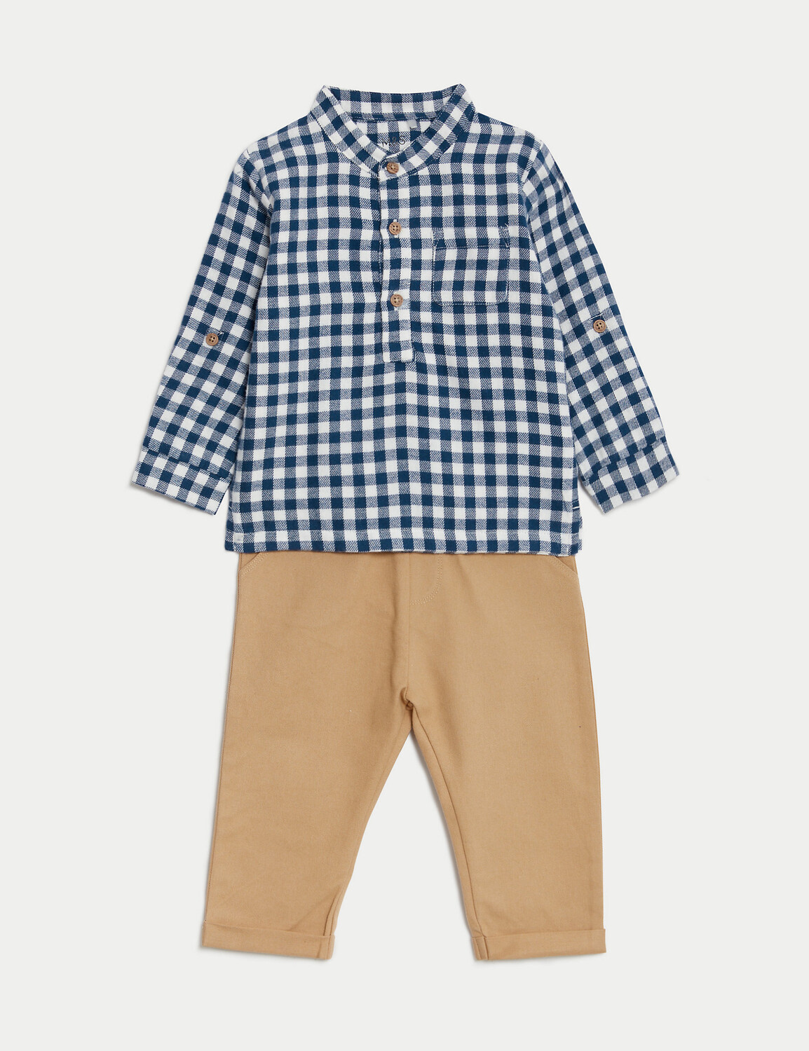 

Комплект из 2 предметов из хлопка (0–3 года) Marks & Spencer, мульти