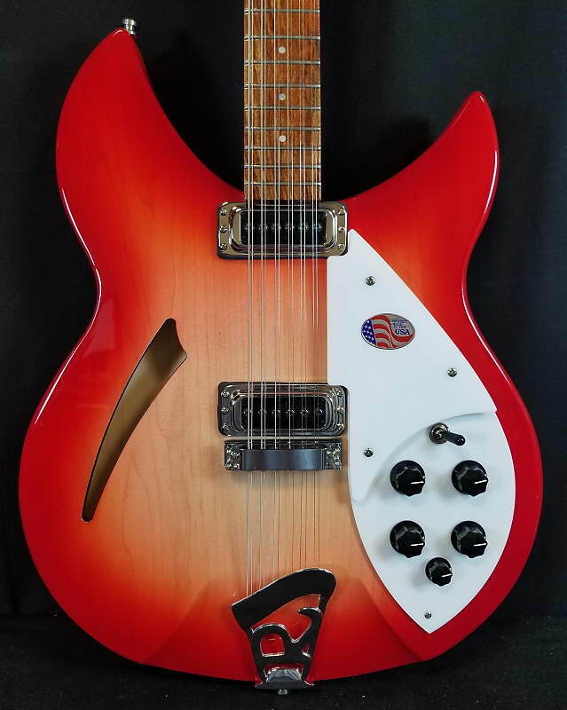 

Электрогитара Rickenbacker NEW 330/12 FireGlo 12-String Hollowbody Guitar, 21 Fret, Gotoh Tuners, HSC 2023