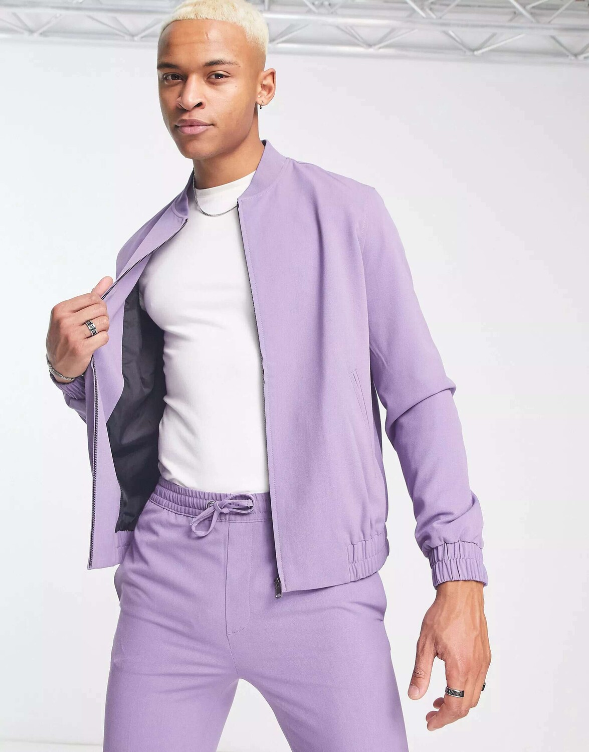 

Сиреневый бомбер ASOS, Фиолетовый