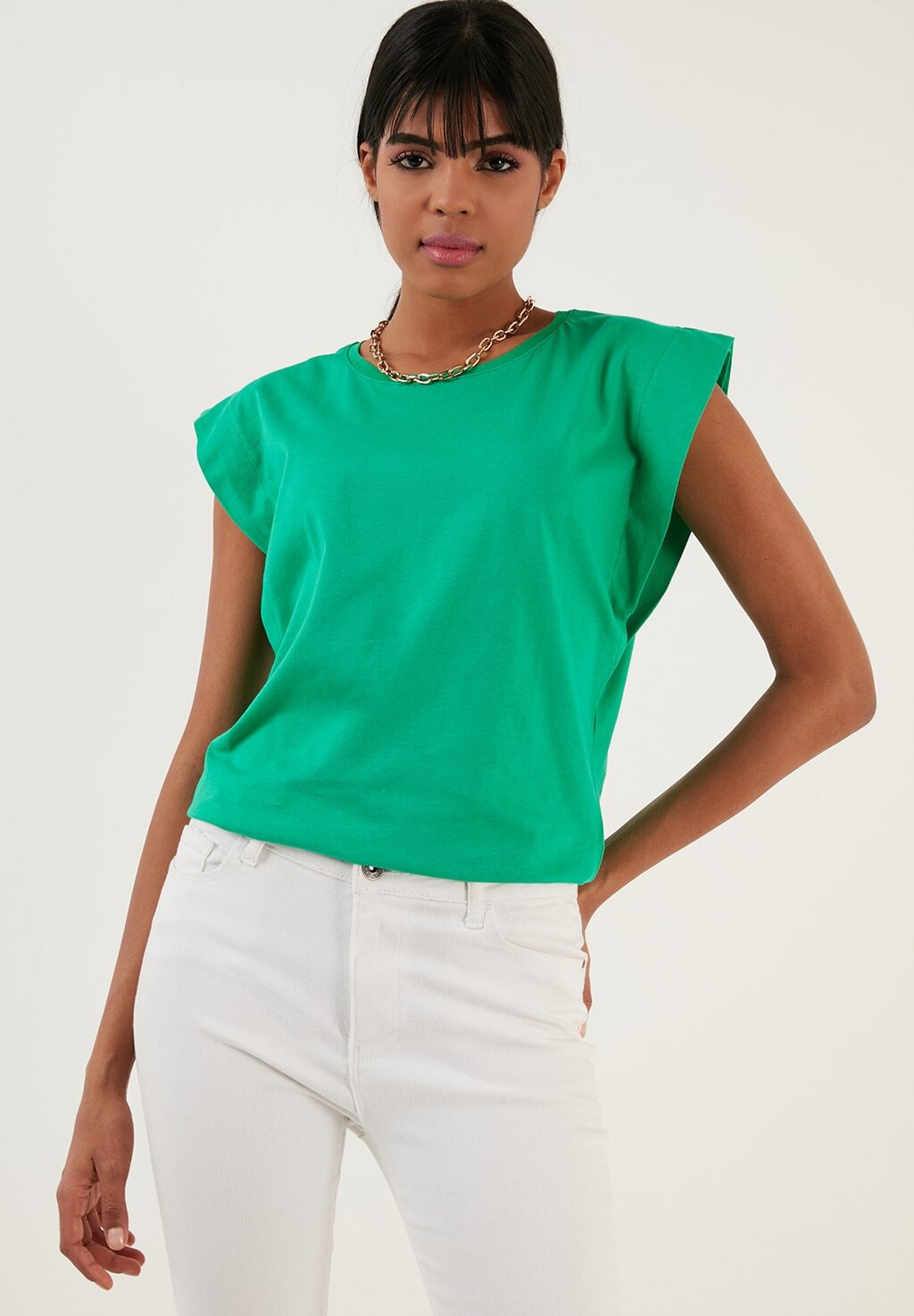 

Футболка базовая CREW NECK LELA, цвет benetton