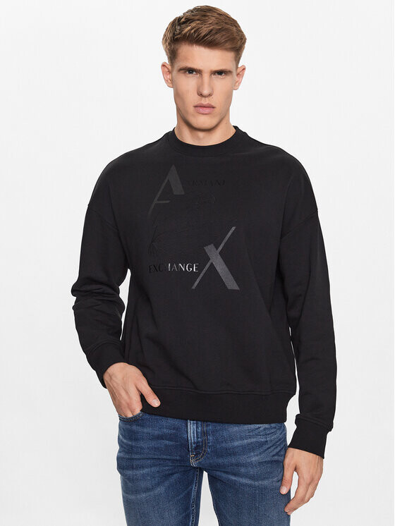 

Толстовка обычного кроя Armani Exchange, черный