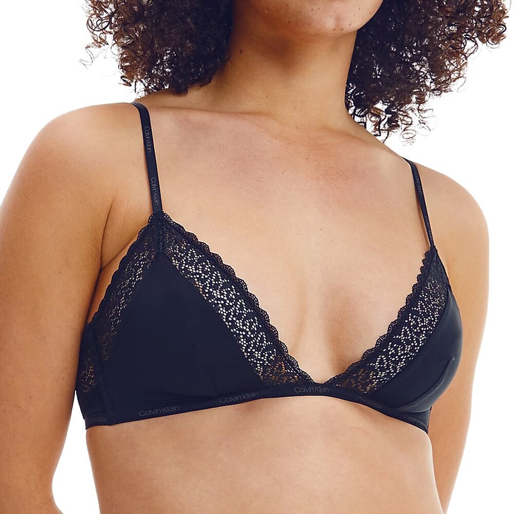 

Спортивный бюстгальтер Calvin Klein Jeans Triangle Flirty, синий