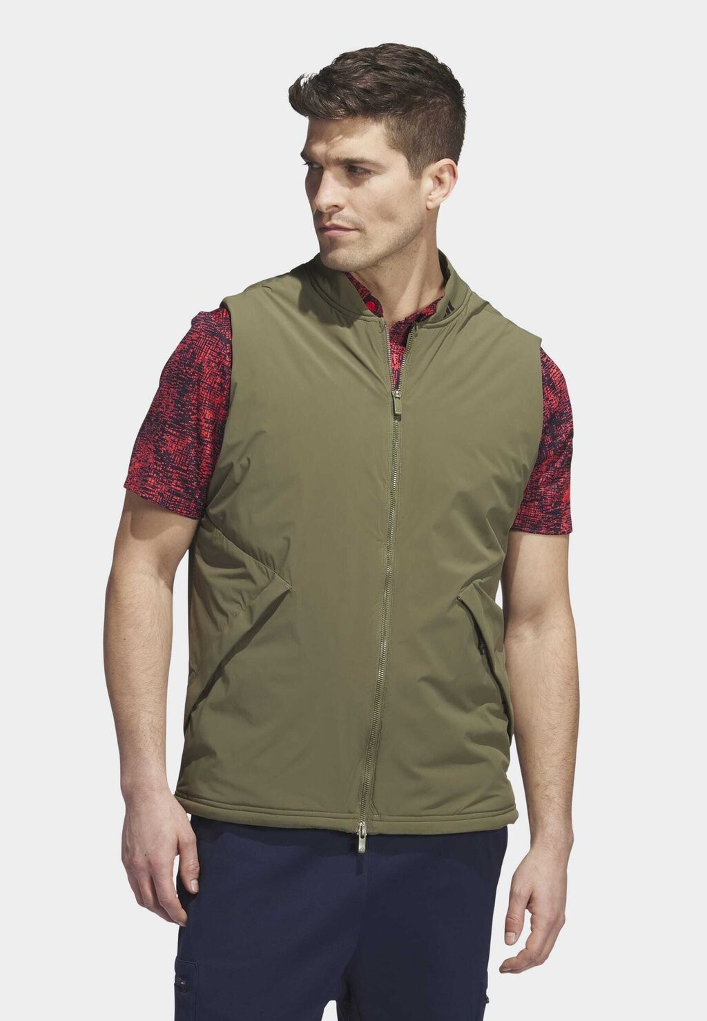 

Жилет adidas Golf ULTIMATE365 TOUR FROSTGUARD FULL-ZIP, цвет olive strata