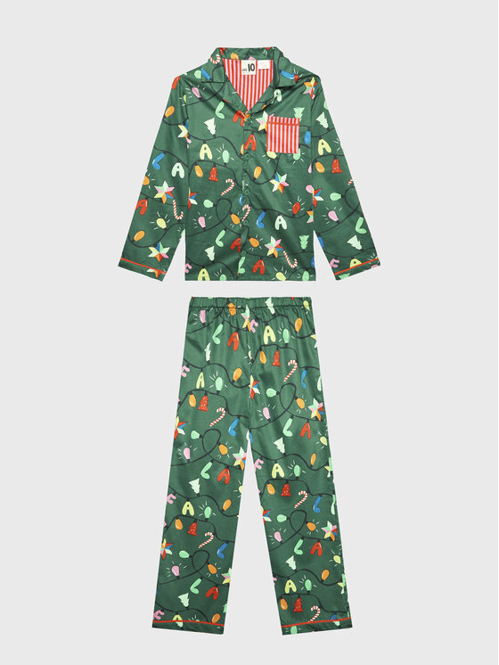 Пижамы стандартного кроя Cotton On Kids, зеленый