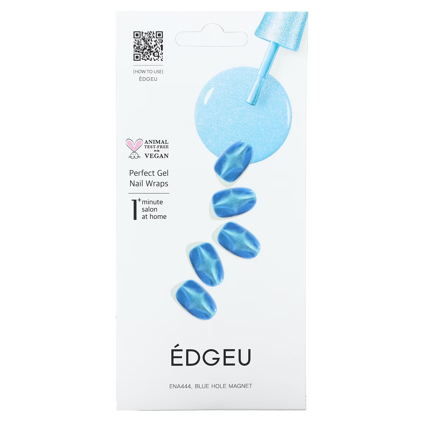 Гелевые обертывания для ногтей Edgeu Perfect ENA444 edgeu гелевые обертывания для ногтей perfect ena444 магнит с синим отверстием набор из 16 полосок