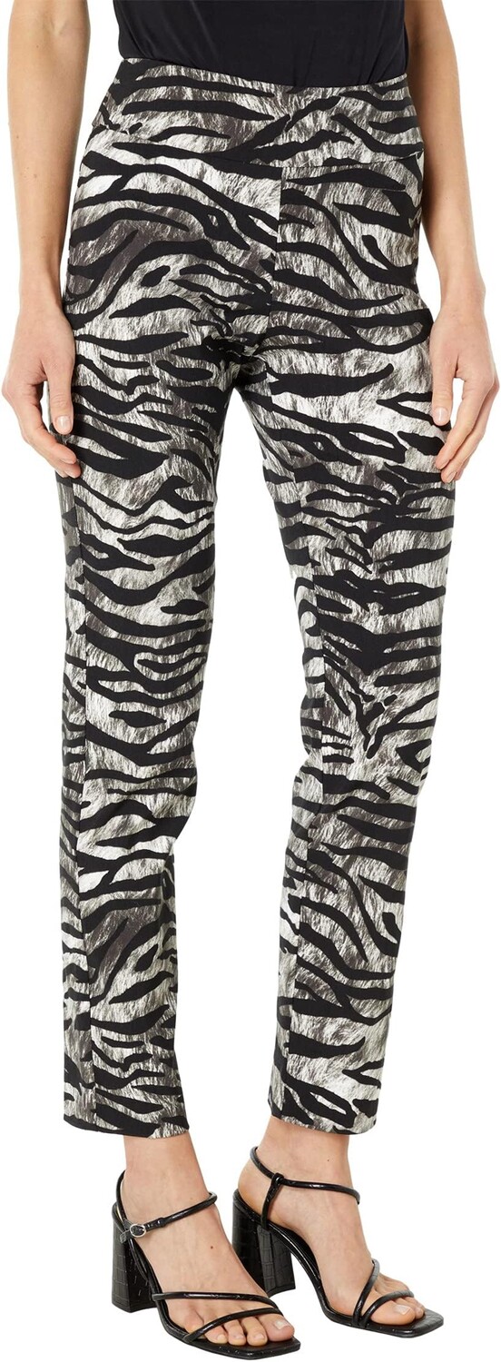 

Брюки до щиколотки без застежек Krazy Larry, цвет Black Zebra
