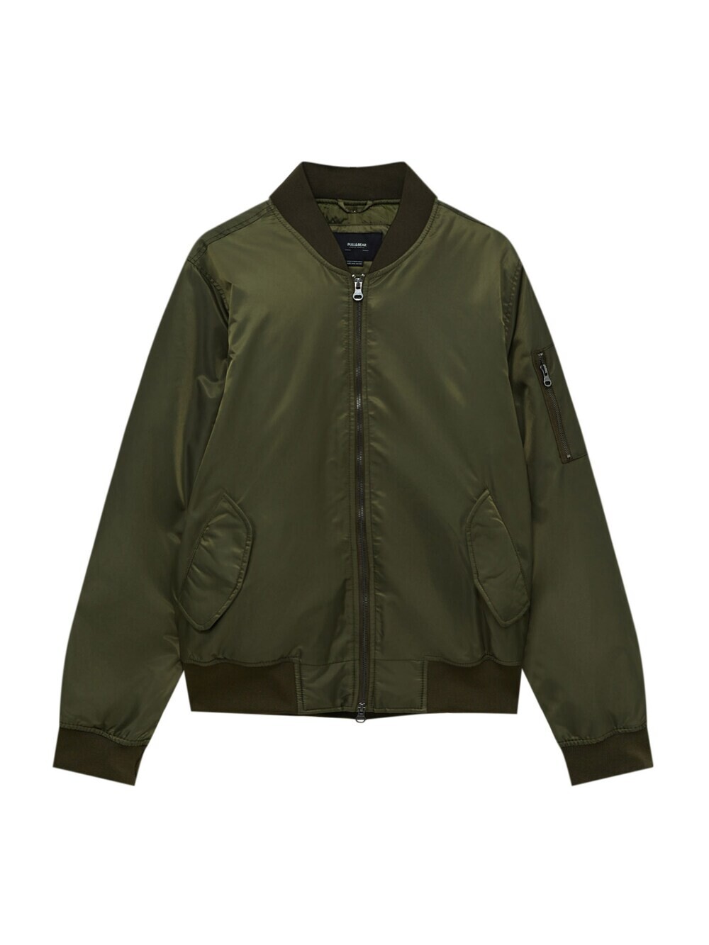 

Межсезонная куртка Pull&Bear, темно-зеленый