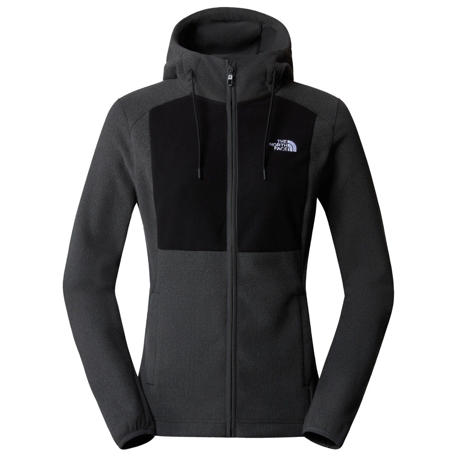 Флисовая жилетка The North Face Women's Homesafe Full Zip Fleece, цвет TNF Black/Asphalt Grey Stripe/TNF Black