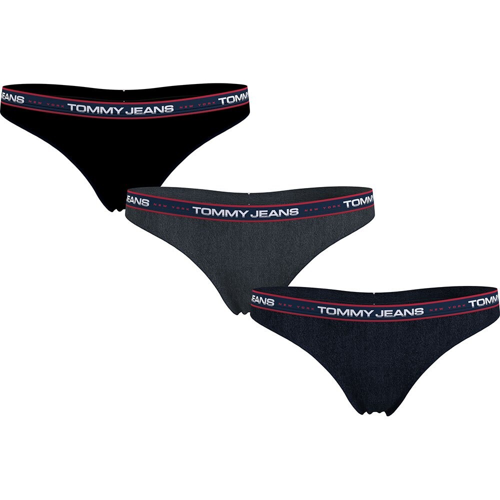 

Стринги Tommy Hilfiger New York UW0UW04709 3 шт, черный