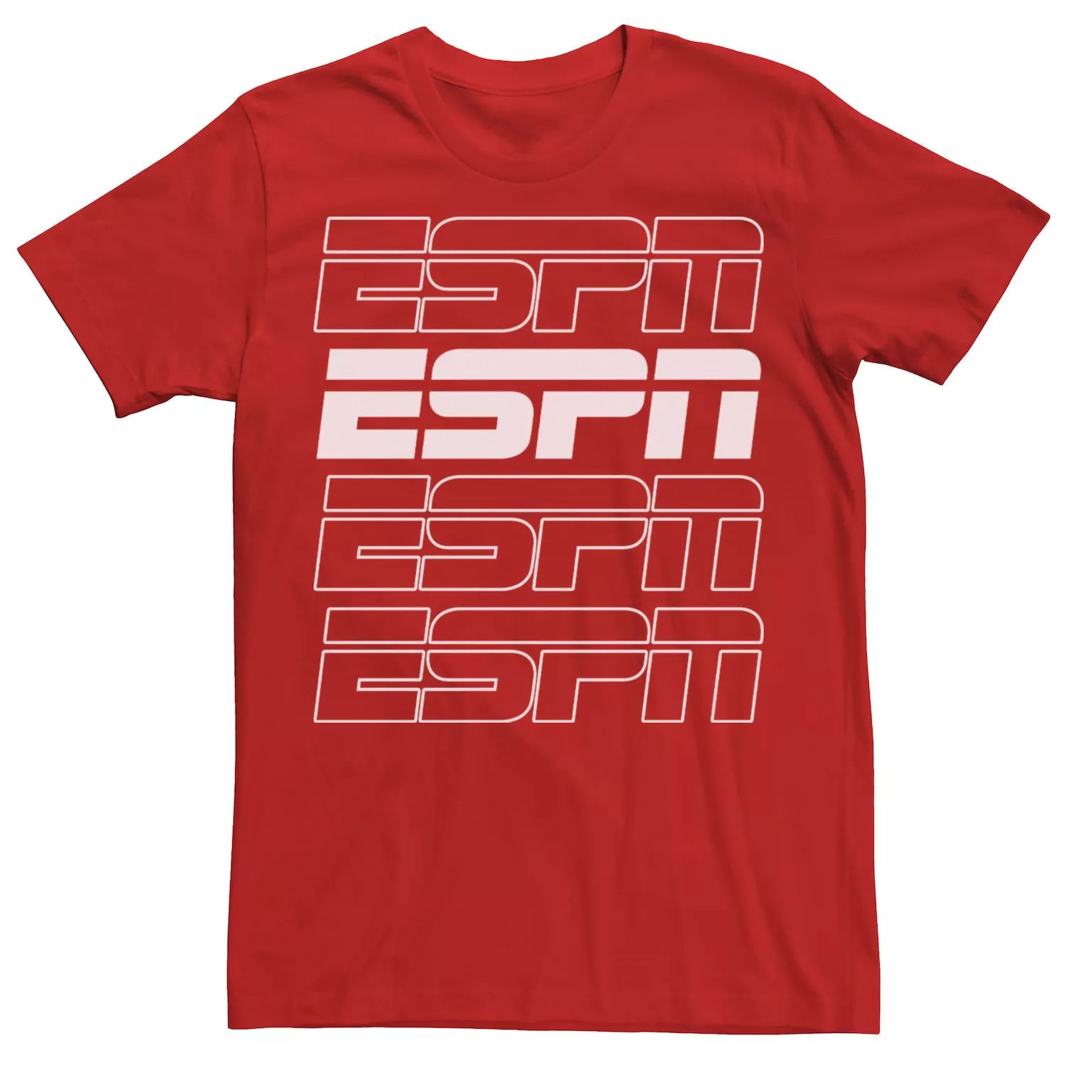 Мужская белая футболка с логотипом ESPN Licensed Character