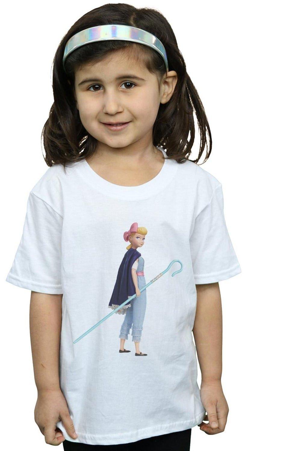 Хлопковая футболка «История игрушек 4»: Маленький Бо Пип Disney, белый