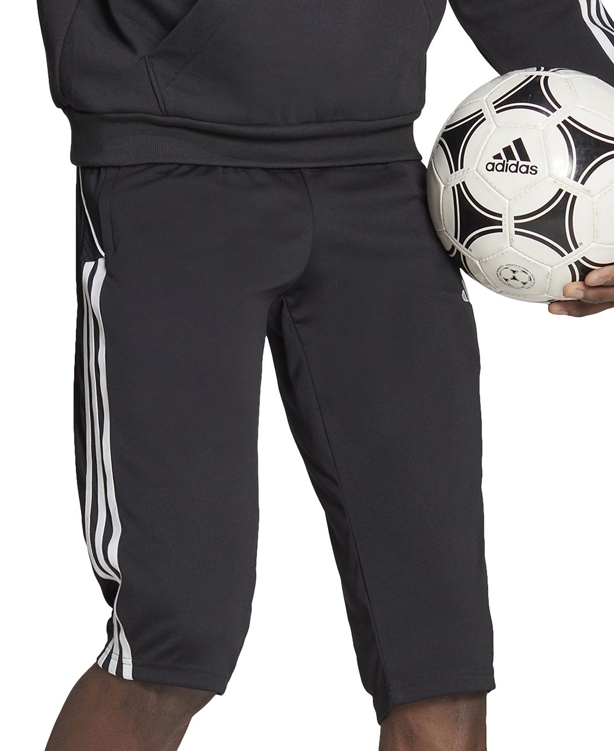 Мужские джоггеры узкого кроя Tiro 23 League Performance с 3 полосками и размером 3/4 adidas цена и фото
