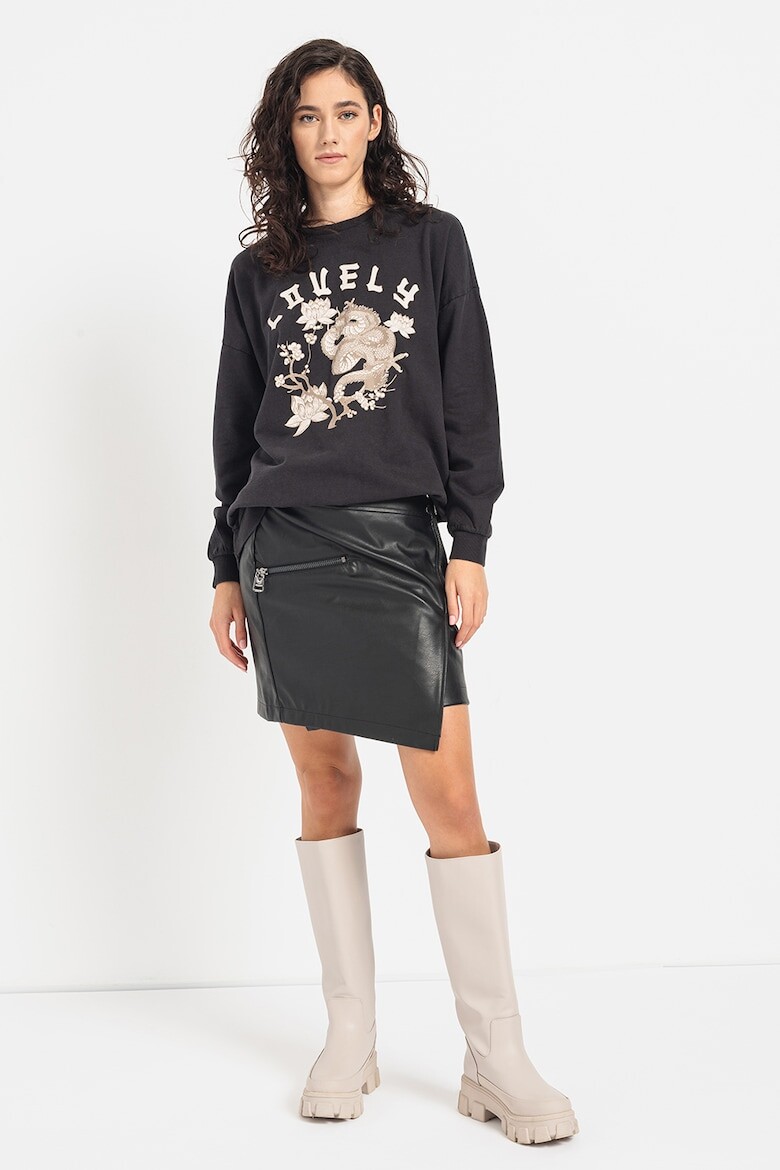 

Толстовка с фигурным узором Vero Moda, черный