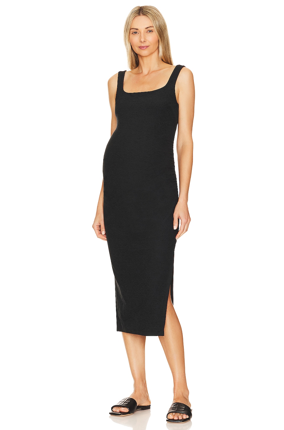 

Платье миди Beyond Yoga Spacedye Icon Midi Maternity Dress, цвет Darkest Night