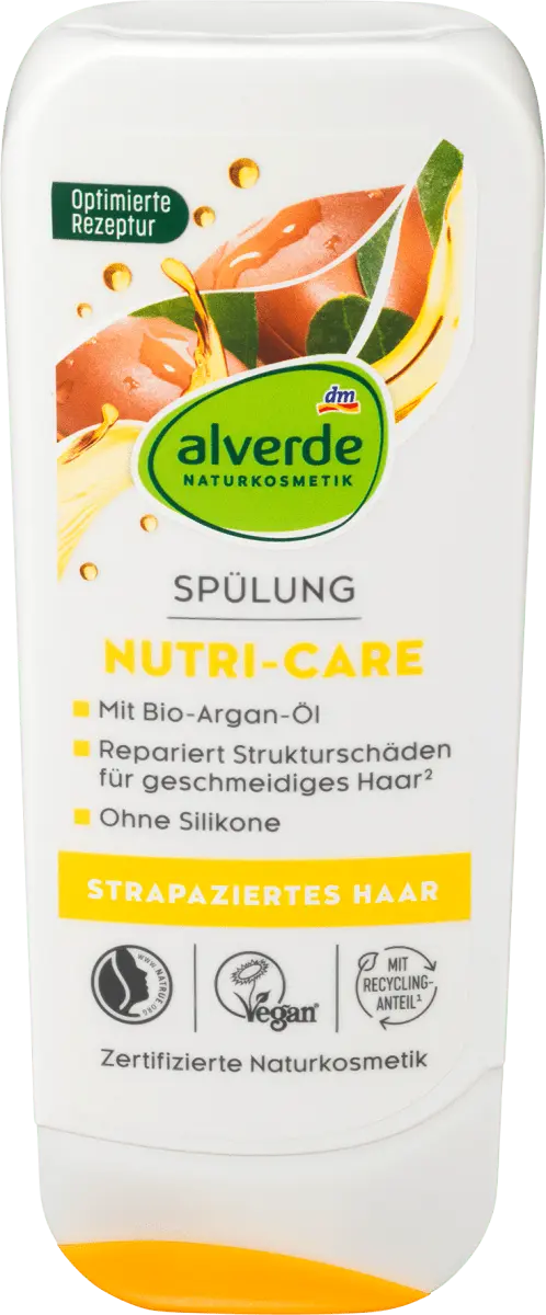 

Кондиционер Nutri Care органическое аргановое масло и органический экстракт жожоба 200 мл alverde NATURKOSMETIK
