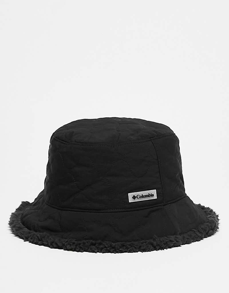 

Черная двусторонняя панама на подкладке из шерпы Columbia Unisex Winter Pass