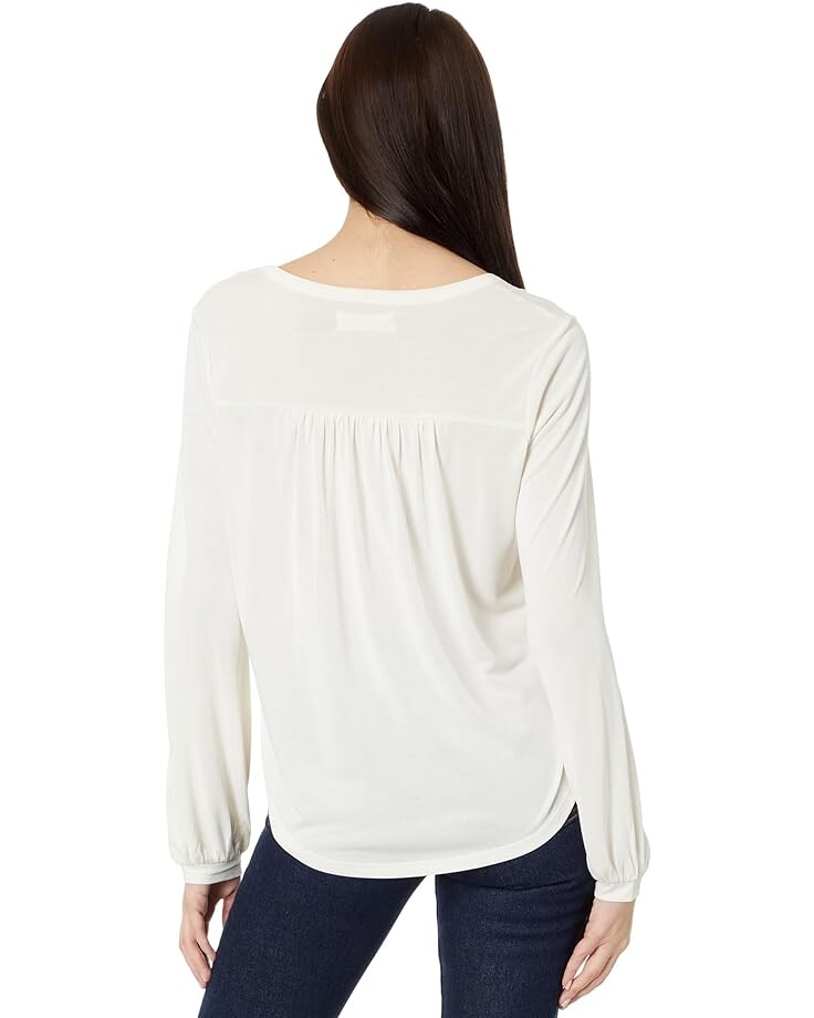 

Топ Lucky Brand Sandwash Pin Tuck Top, цвет Egret