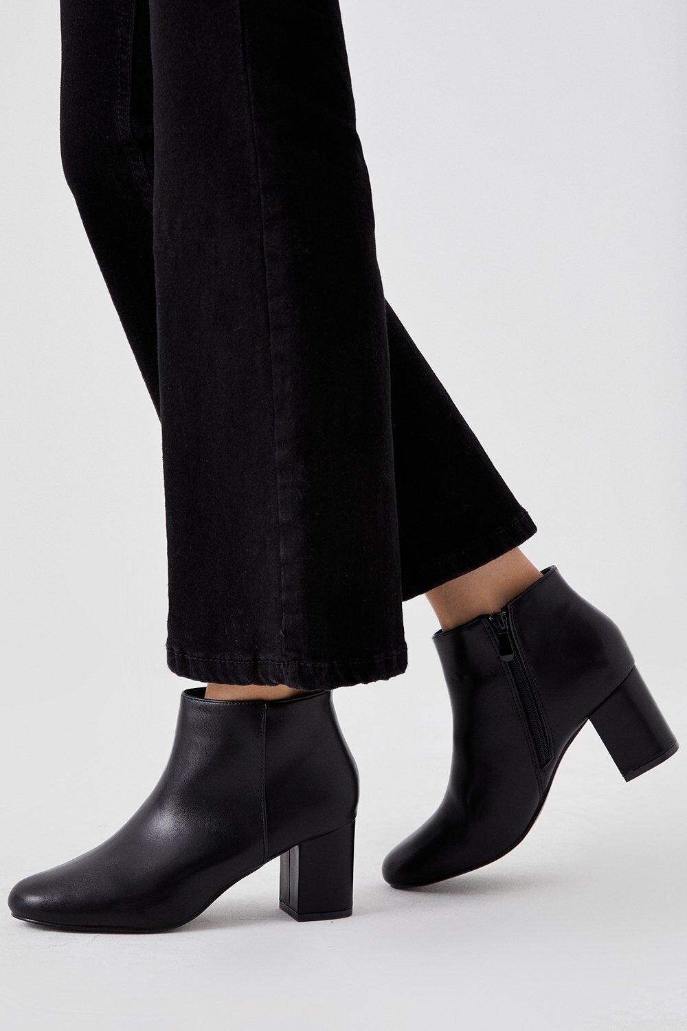 

Ботинки Marcia на блочном каблуке Dorothy Perkins, черный