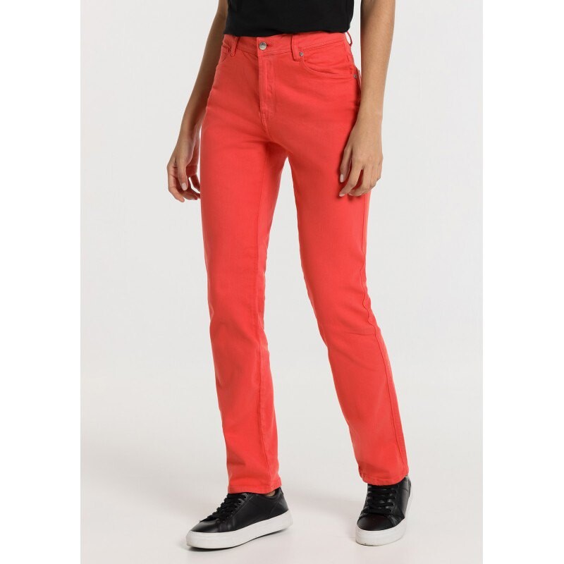 

Брюки Lois Jeans 137991-20104-2342-550 Straight Fit Low Waist, красный