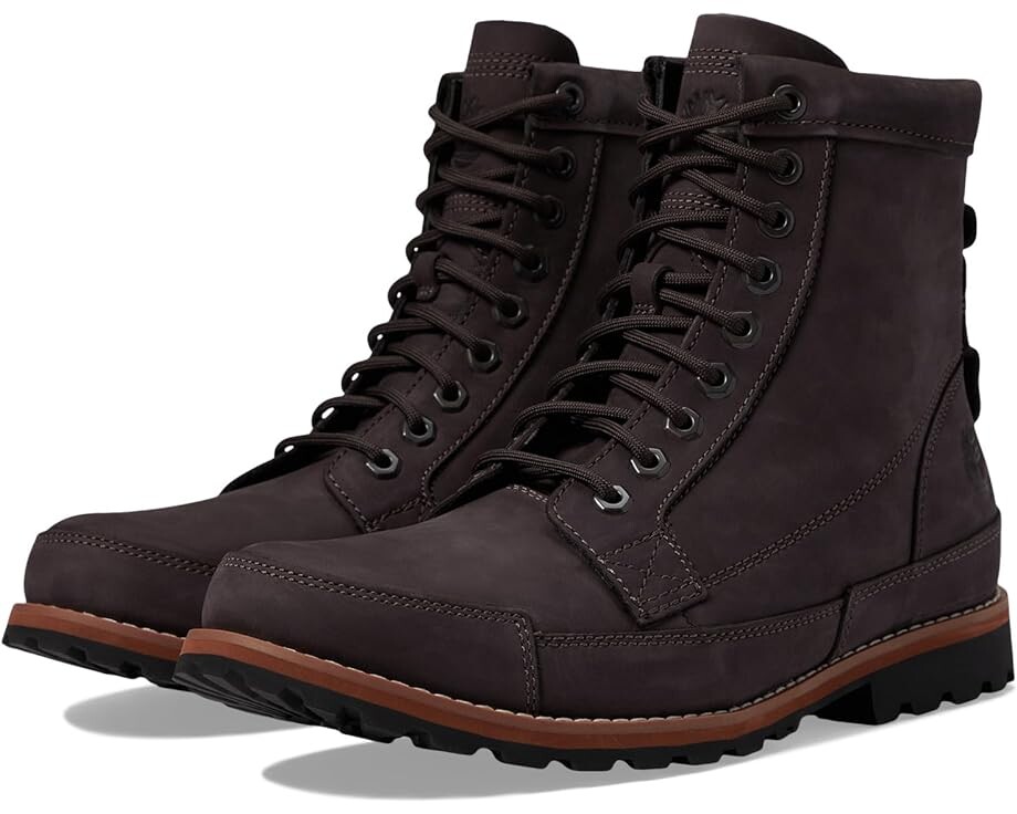 

Ботинки Timberland Original Leather 6" Boot, цвет Dark Brown Nubuck