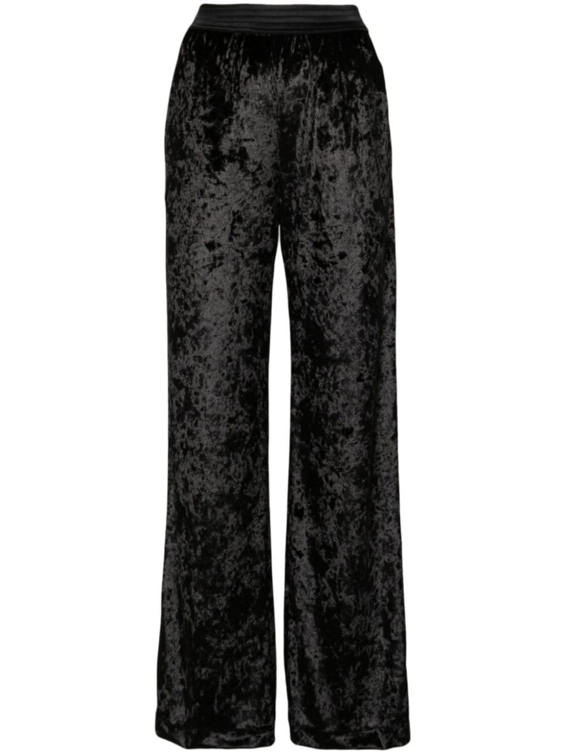 

Ermanno Scervino брюки из мятого бархата, черный