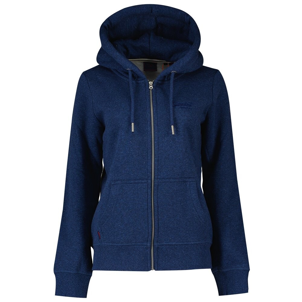 

Толстовка Superdry Vintage Logo Emb Full Zip, синий
