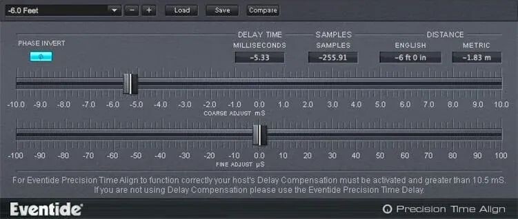

Плагин Eventide Precision Time Align — академическая версия