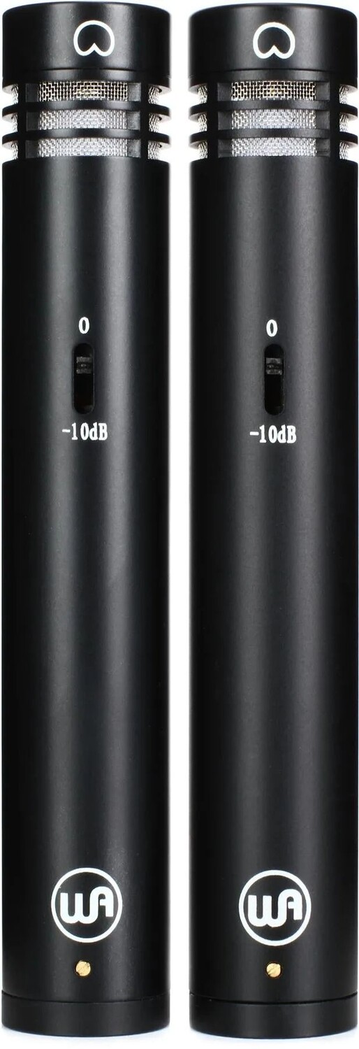 

Конденсаторный микрофон Warm Audio WA-84 с малой диафрагмой — стереопара (черный)