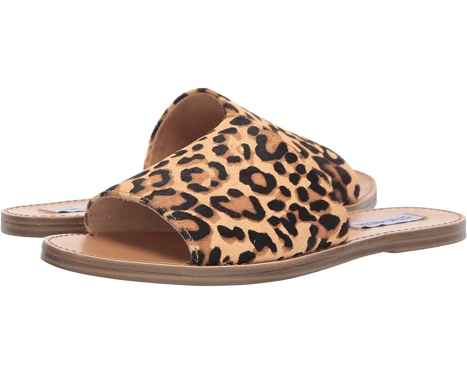 

Сандалии Steve Madden Gracel Flat Sandal, леопардовый