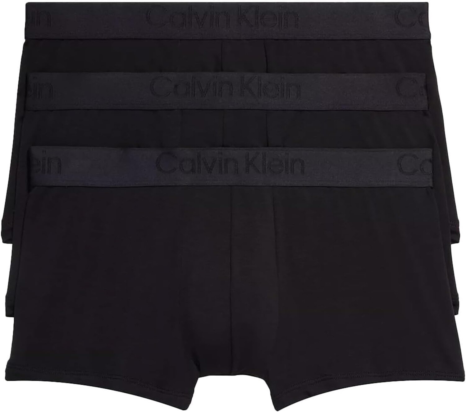

Черные трусы CK с низкой посадкой (3 шт.) Calvin Klein Underwear, цвет Black/Black/Black