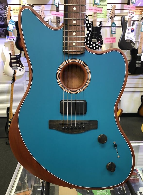 

Акустическая гитара Fender Acoustasonic Jazzmaster Ocean Turquiose with Gig Bag