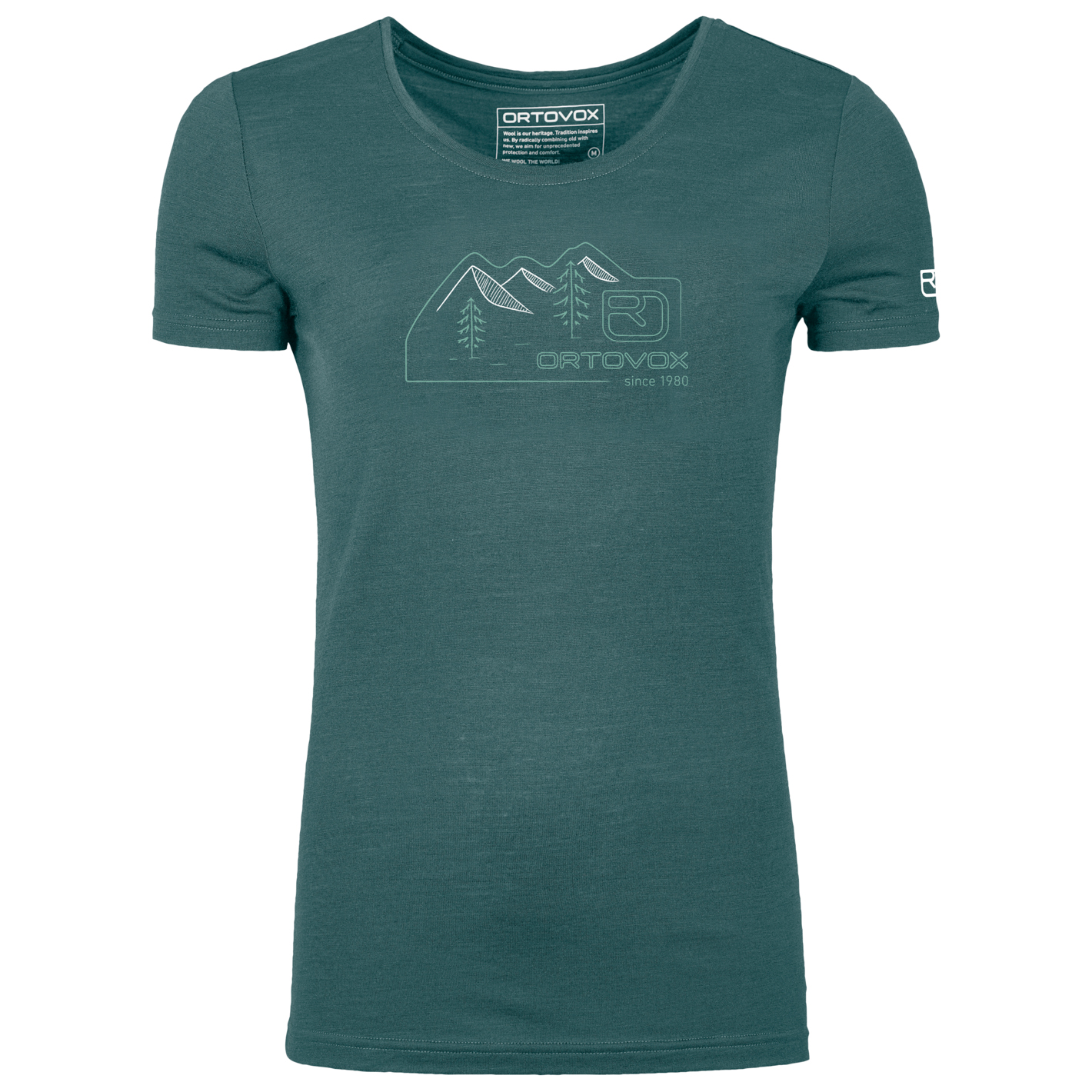 цена Рубашка из мериноса Ortovox Women's 150 Cool Vintage Badge T Shirt, цвет Dark Arctic Grey