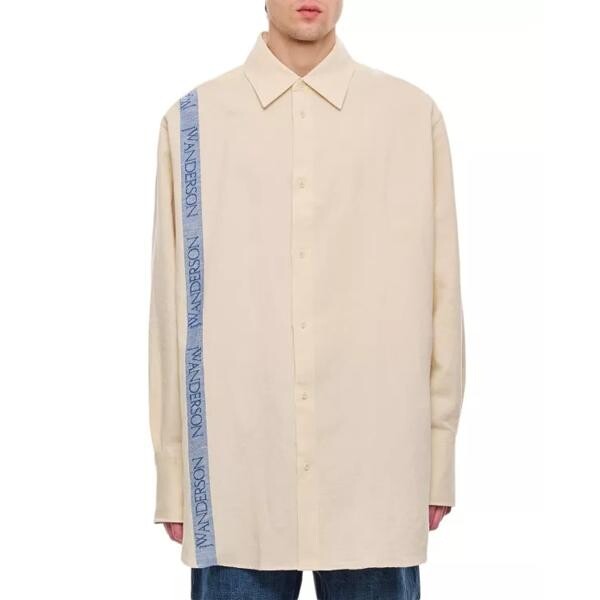 

Футболка tea towel oversized shirt J.W. Anderson, белый