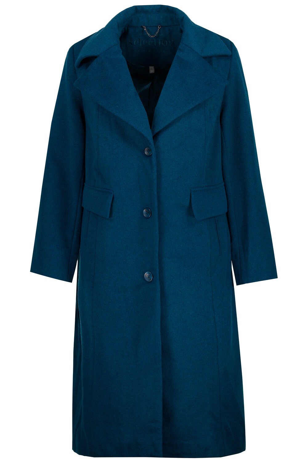 Межсезонное пальто Ulla Popken, синий межсезонное пальто ulla popken пестрый коричневый