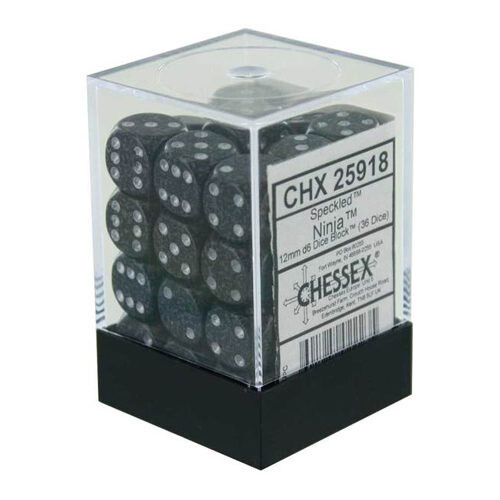 

Игровые кубики Speckled D6 Set Of 36 : Ninja Chessex