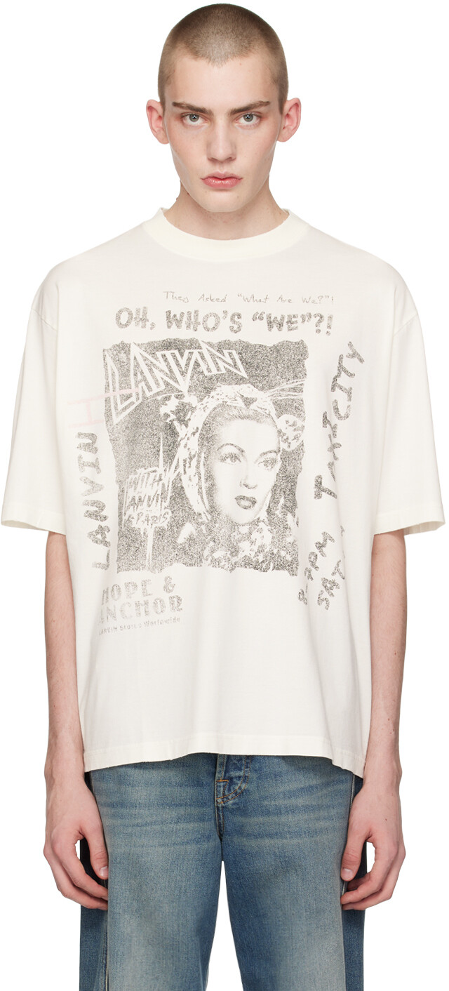 

Белая футболка Future Edition Lanvin, цвет White mustang