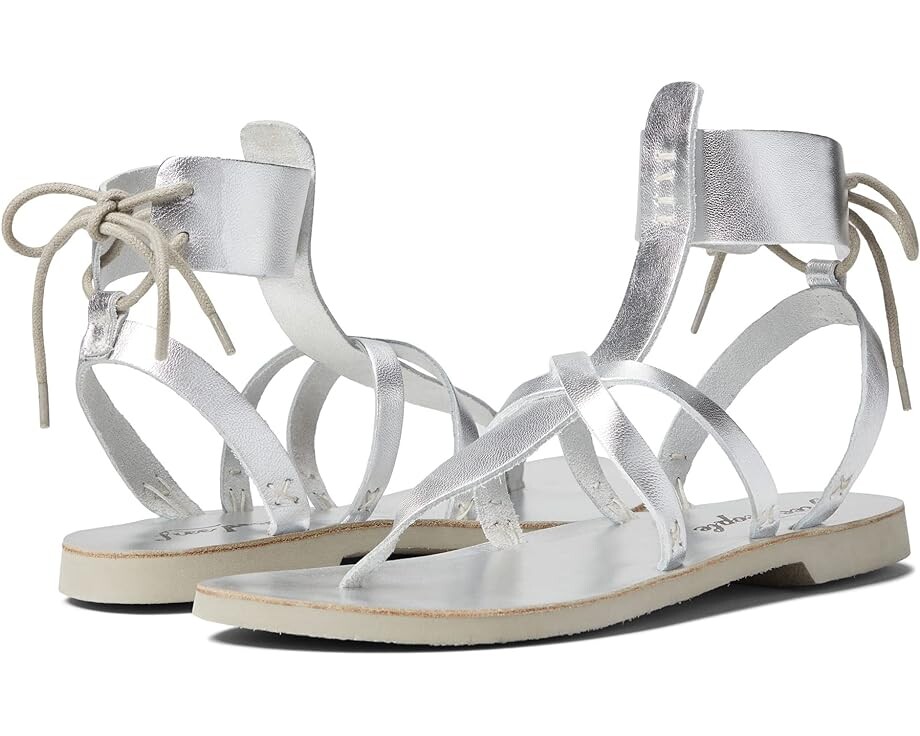 

Сандалии Free People Vacation Day Wrap Sandal, цвет Silver Leather