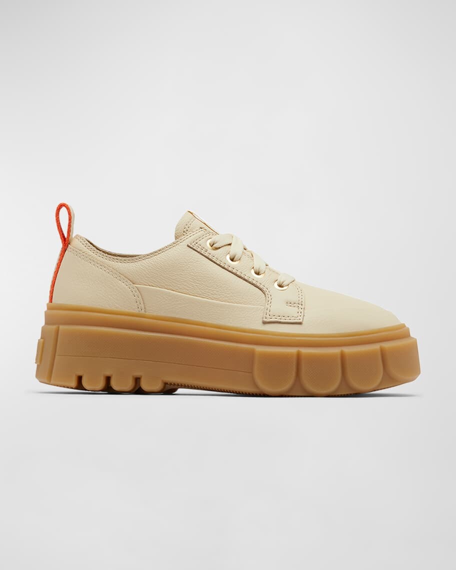 

Кожаные массивные кроссовки Caribou Sorel