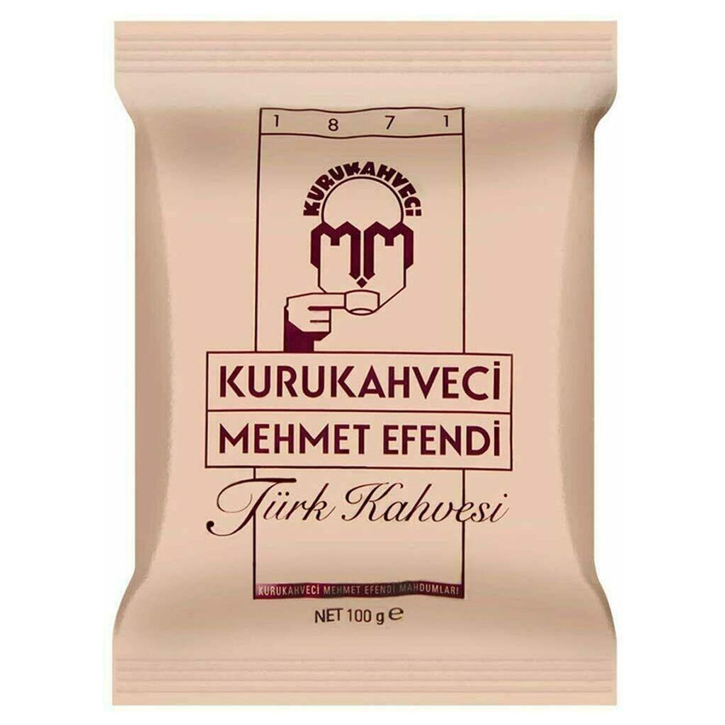 

Кофе турецкий Kurukahveci Mehmet Efendi 100г Türk Kahvesi мелкого помола