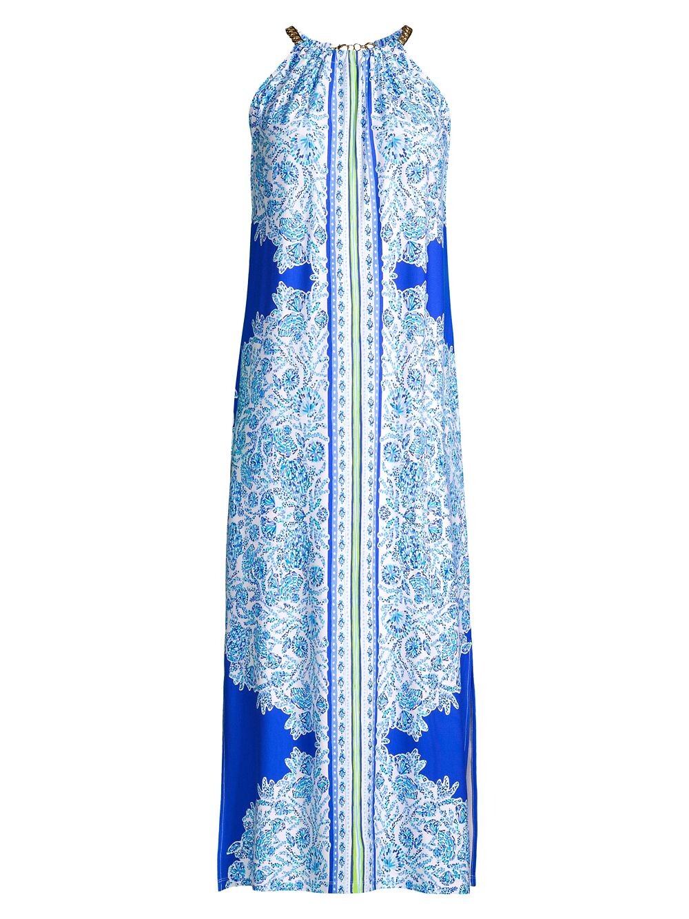 

Платье миди с принтом Bingham Lilly Pulitzer, бирюзовый