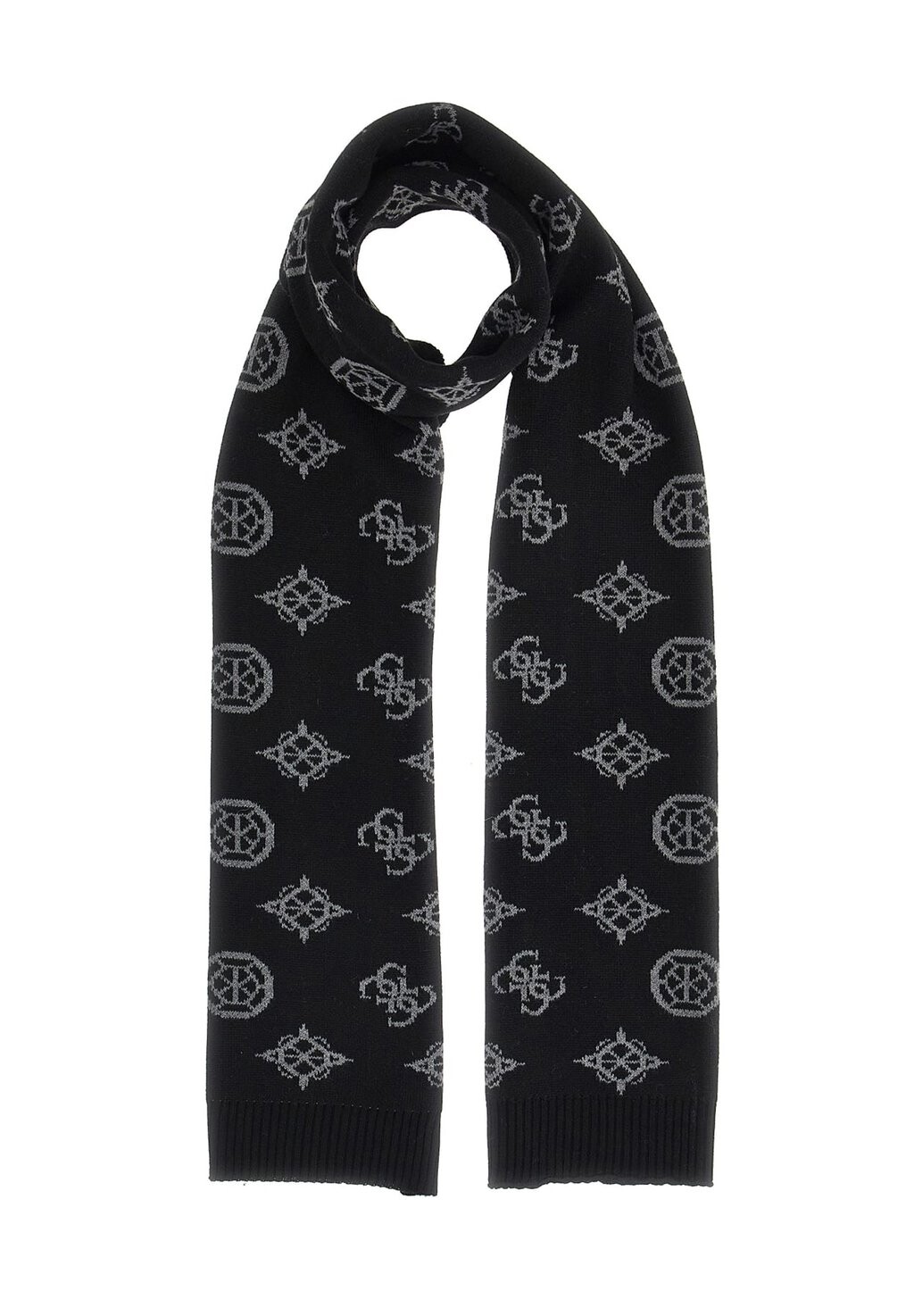 

Шарф Guess, серо-черный