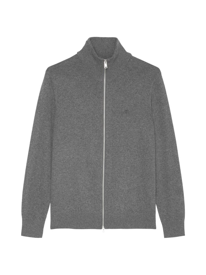 

Кардиган Marc O'Polo Zipper Strickjacke regular, цвет graphite grey melange
