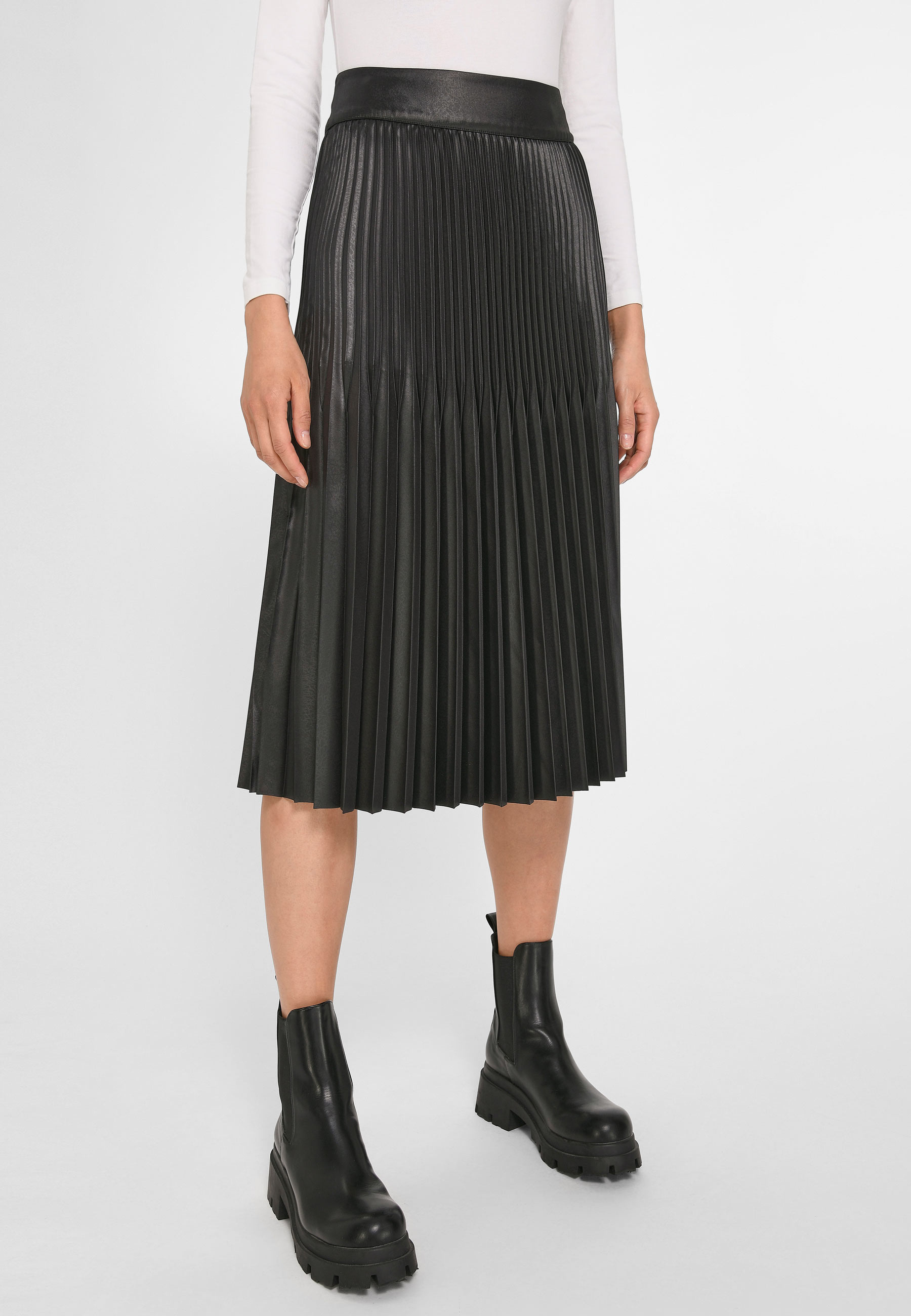 Юбка до колена Basler Plissee Skirt, черный фото