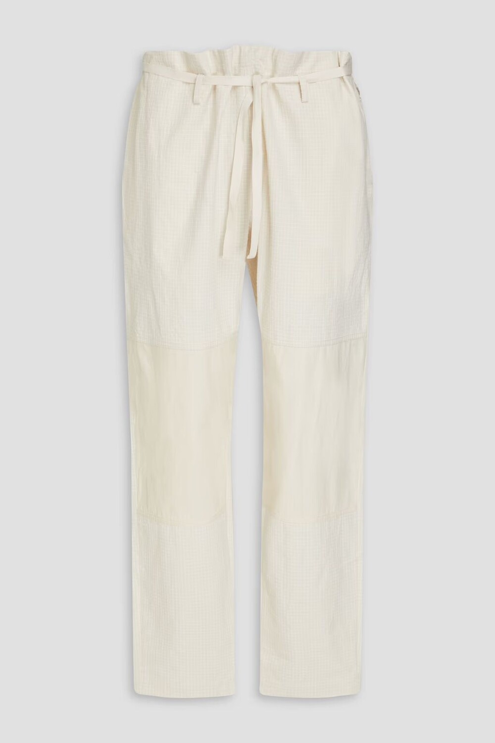 

Брюки Pigiami с кулиской и хлопковым узором рипстоп Jacquemus, цвет Off-white