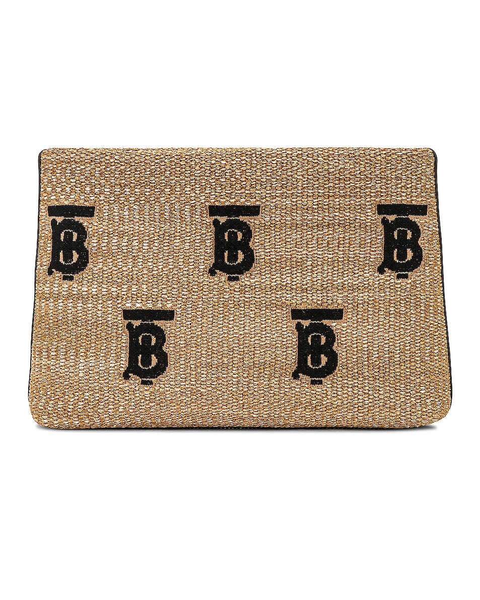 

Сумка-клатч Burberry Duncan Pouch, цвет Natural & Black